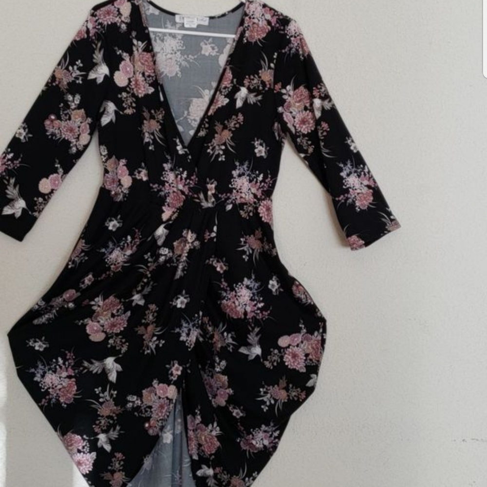 Cute midi wrap dress